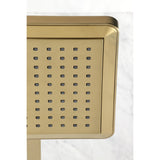 Shower Scape K250A7CK 9-5/8-Inch Square Shower Head with Shower Arm, Brushed Brass