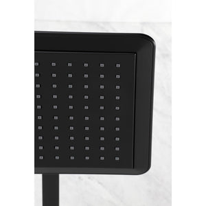 Shower Scape K251A0CK 9-5/8 Inch Square Shower Head with Shower Arm, Matte Black