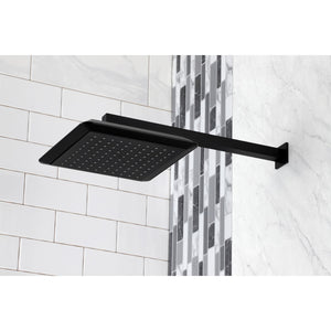 Shower Scape K251A0CK 9-5/8 Inch Square Shower Head with Shower Arm, Matte Black