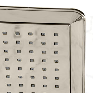 Shower Scape K251A6CK 9-5/8 Inch Square Shower Head with Shower Arm, Polished Nickel