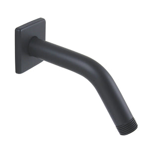 Claremont K412K0 7-Inch Shower Arm with Square Flange, Matte Black