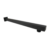 Shower Scape K4160 15-3/4 Inch Rain Drop Shower Arm with Flange, Matte Black