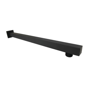 Shower Scape K4160 15-3/4 Inch Rain Drop Shower Arm with Flange, Matte Black