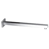 Shower Scape K4161 15-3/4 Inch Rain Drop Shower Arm with Flange, Polished Chrome