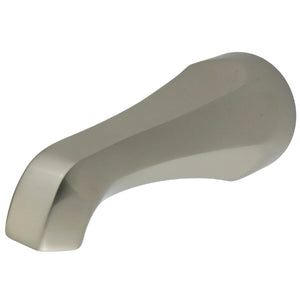 Shower Scape K4187A8 7-3/8 Inch Non-Diverter Tub Spout, Brushed Nickel