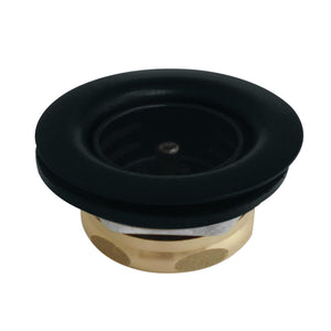 Tacoma K461BMB Stainless Steel Bar Sink Basket Strainer with Brass Nut, Matte Black