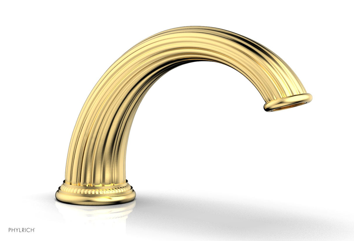 Phylrich K5141-024 GEORGIAN & BARCELONA Deck Tub Spout K5141 - Satin Gold