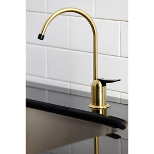 Americana K6197 Single-Handle 1-Hole Deck Mount Water Filtration Faucet, Brushed Brass