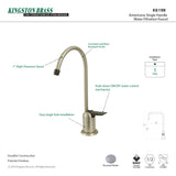 Americana K6198 Single-Handle 1-Hole Deck Mount Water Filtration Faucet, Brushed Nickel
