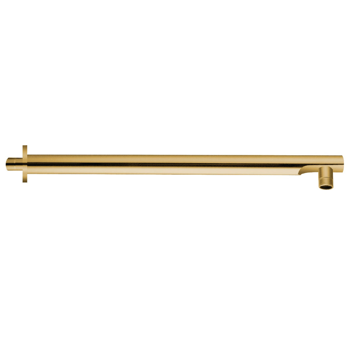 AquaElements K8113E2 13-Inch Rain Drop Shower Arm with Flange, Polished Brass