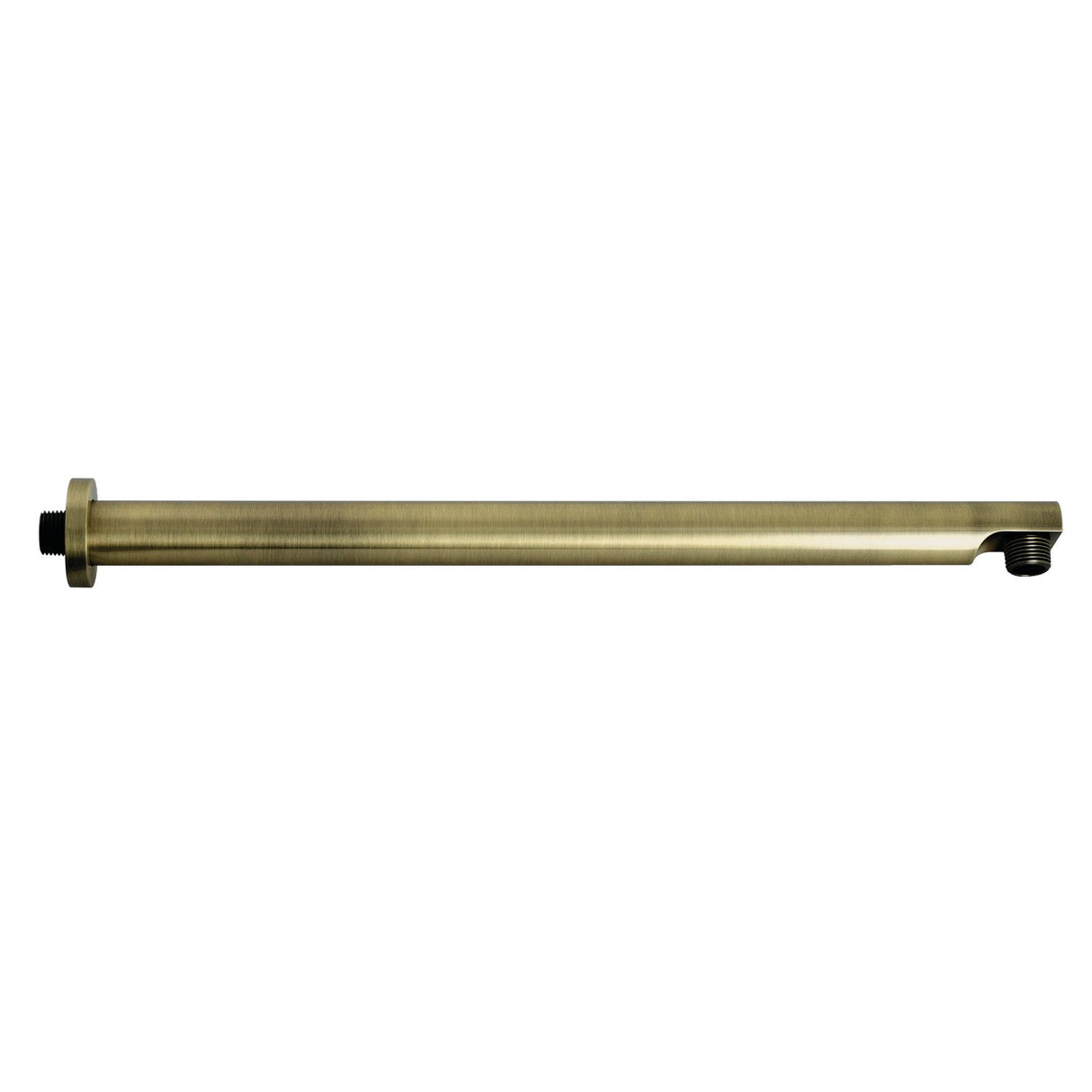 AquaElements K8119E3 18.9-Inch Rain Drop Shower Arm with Flange, Antique Brass