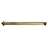 AquaElements K8119E3 18.9-Inch Rain Drop Shower Arm with Flange, Antique Brass