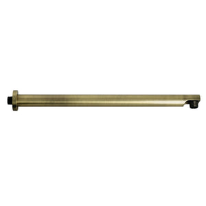 AquaElements K8119E3 18.9-Inch Rain Drop Shower Arm with Flange, Antique Brass