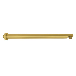 AquaElements K8119E7 18.9-Inch Rain Drop Shower Arm with Flange, Brushed Brass