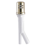 Trimscape K811PB Dishwasher Air Gap with Brass Cover, Polished Brass