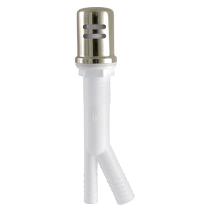 Trimscape K811PN Dishwasher Air Gap with Brass Cover, Polished Nickel
