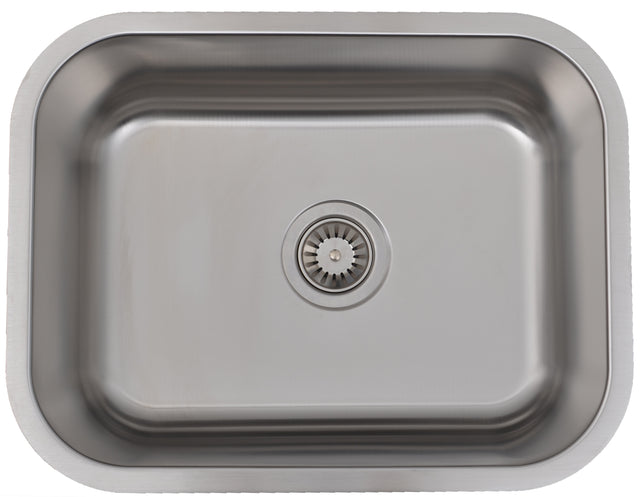 DAX Stainless Steel Single Bowl Kitchen Sink with 18 Gauges KA-2317