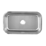 DAX Stainless Steel Kitchen Sink with Single Bowl with 18 Gauges, Brushed Stainless Steel KA-3018