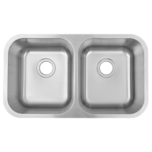 DAX 50/50 Double Bowl Undermount Kitchen Sink KA-3118