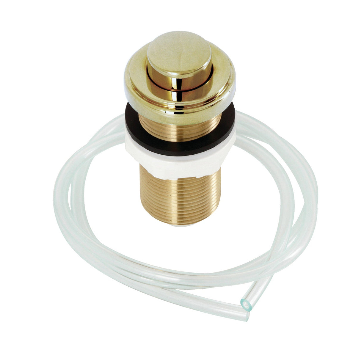 Trimscape KA212 Garbage Disposal Air Switch Button, Polished Brass