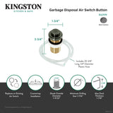 Trimscape KA21VN Garbage Disposal Air Switch Button, Black Stainless