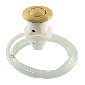 Trimscape KA317 Garbage Disposal Air Switch Button, Brushed Brass