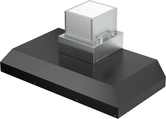 Vent-A-Hood KAH28SLD BC 28.375" Wall Mount Liner Insert with Ductless Ventilation (ARS), Black Carbide