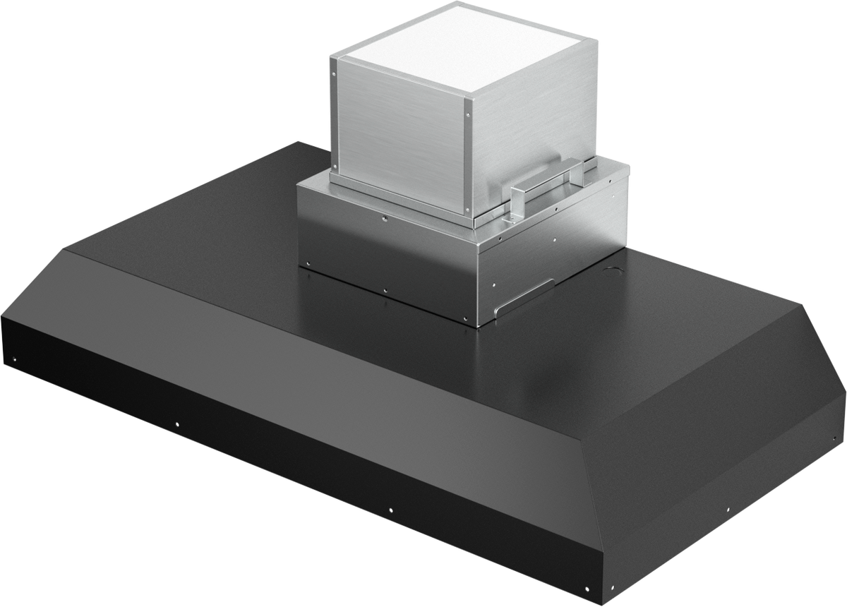 Vent-A-Hood KAH40SLD BC 40.375" Wall Mount Liner Insert with Ductless Ventilation (ARS), Black Carbide