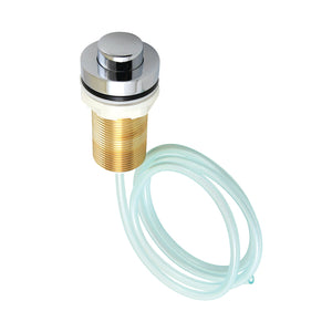 Gourmetier KAM211 Garbage Disposal Air Switch Button, Polished Chrome