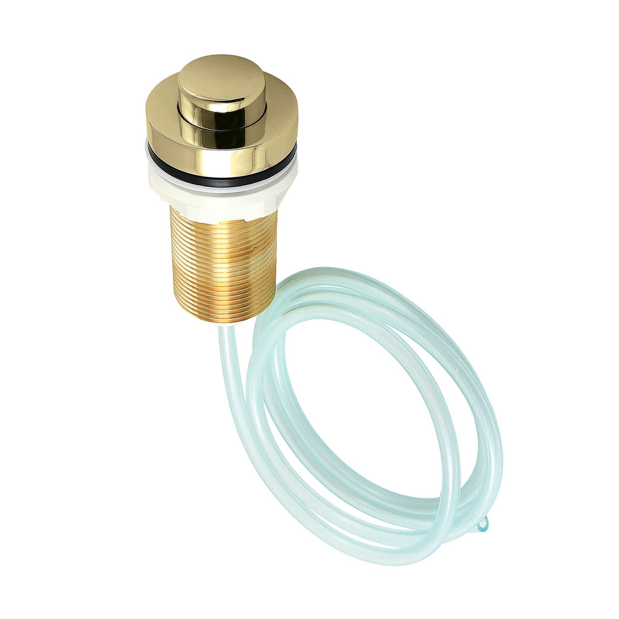 Gourmetier KAM212 Garbage Disposal Air Switch Button, Polished Brass