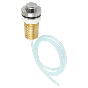 Gourmetier KAM216 Garbage Disposal Air Switch Button, Polished Nickel