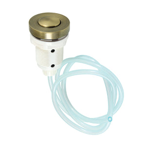 Trimscape KAM31AB Garbage Disposal Air Switch Button, Antique Brass
