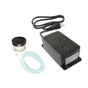 Gourmetier KAMDK315 Dual Outlet Garbage Disposal Air Switch Kit, Oil Rubbed Bronze