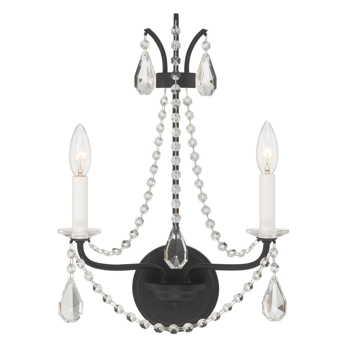 Karrington 2 Light Aged Brass Sconce KAR-90902-AG-CL-MWP