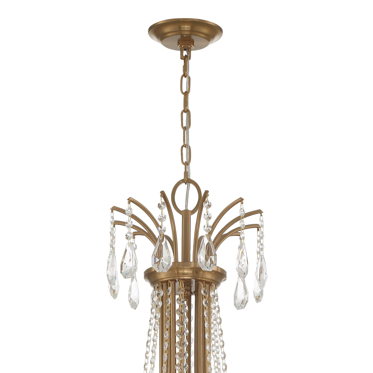 Karrington 12 Light Aged Brass Chandelier KAR-90912-AG-CL-MWP