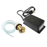 Trimscape KASK217 Single Outlet Garbage Disposal Air Switch Kit, Brushed Brass