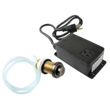 Trimscape KASK21VN Single Outlet Garbage Disposal Air Switch Kit, Black Stainless