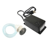 Trimscape KASK31VN Single Outlet Garbage Disposal Air Switch Kit, Black Stainless