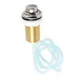 Gourmetier KAT216 Garbage Disposal Air Switch Button, Polished Nickel