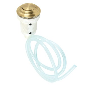 Gourmetier KAT317 Garbage Disposal Air Switch Button, Brushed Brass