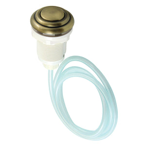 Gourmetier KAT31AB Garbage Disposal Air Switch Button, Antique Brass