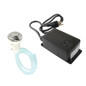 Gourmetier KATSK316 Single Outlet Garbage Disposal Air Switch Kit, Polished Nickel