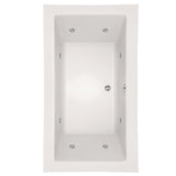 Hydro Systems KAY7442AWP-WHI KAYLA 7442 A W/WHIRLPOOL SYSTEM-WHITE