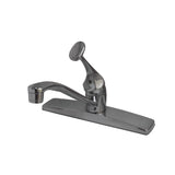 Columbia KB0571 Single-Handle 1-or-3 Hole Deck Mount 8" Centerset Kitchen Faucet, Polished Chrome