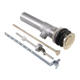 Trimscape KB1002 Brass Pop-Up Bathroom Sink Drain with Overflow, 22 Gauge, Polished Brass