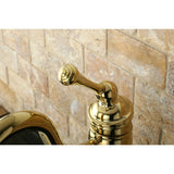 Heritage KB1422BL Single-Handle 1-Hole Deck Mount Vessel Faucet, Polished Brass