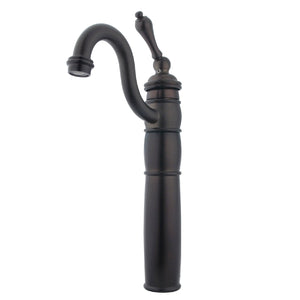 Heritage KB1425AL Single-Handle 1-Hole Deck Mount Vessel Faucet, Oil Rubbed Bronze