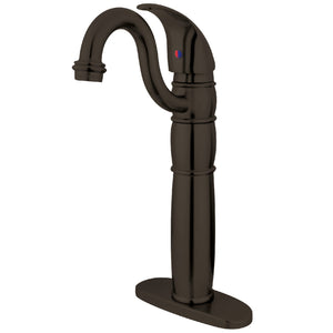 Heritage KB1425LL Single-Handle 1-Hole Deck Mount Vessel Faucet, Oil Rubbed Bronze