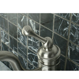 Heritage KB1428BL Single-Handle 1-Hole Deck Mount Vessel Faucet, Brushed Nickel