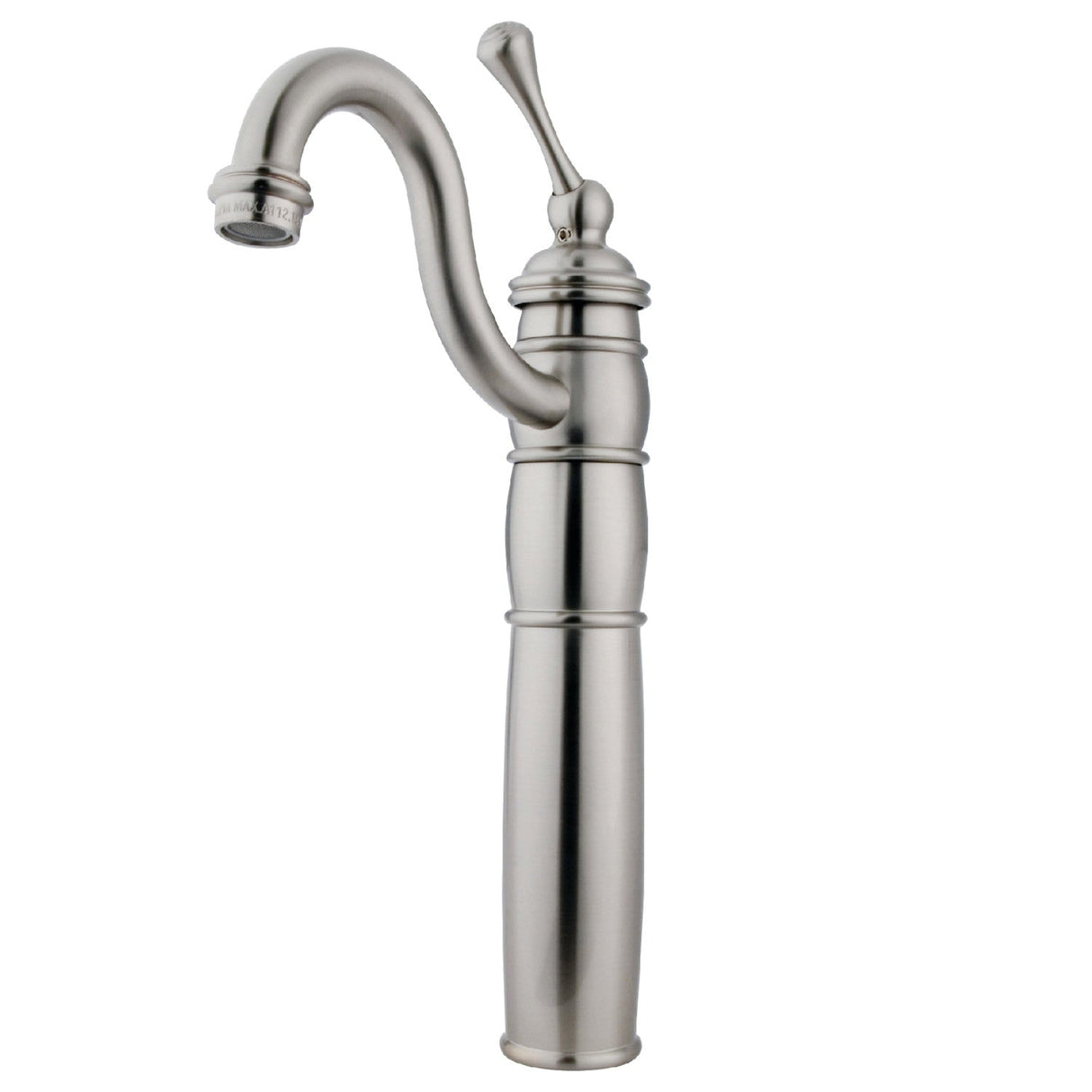 Heritage KB1428BL Single-Handle 1-Hole Deck Mount Vessel Faucet, Brushed Nickel
